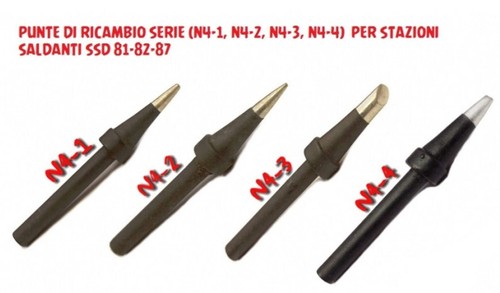 Punte ricambio per - 10,
