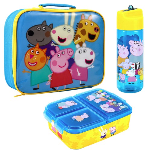 Peppa pig set lunch box - pig,