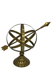 Sfera armillare con freccia