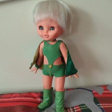 Maga Maghella RARA VARIANTE VERDE Franca Raffaella Carrà 30cm SPESE GRATIS