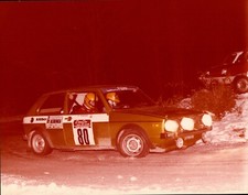 ---- FOTO DEL 1977 --- 5° RALLY VALLI IMPERIESI --- VW GOLF N° 80 -