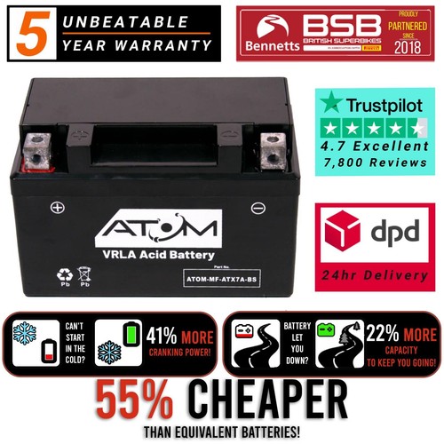 Ytx7a atom agm batteria - agm,