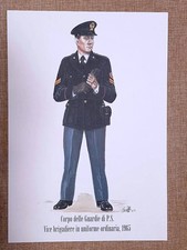 Corpo Guardie Vice Brigadiere in Uniforme ordinaria 1965 Divisa Polizia di Stato