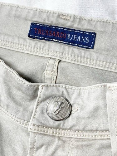 Jeans uomo trussardi beige - uomo,