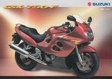 P+ SUZUKI GSX 750 F + DEPLIANT