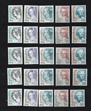 1999 ITALIA REPUBBLICA - DONNA NELL'ARTE EMISSIONE LIRE/EURO: 5 serie complete