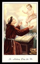 Santino holy card antonio da - santino-holy,