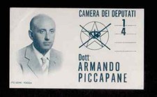 PARTITO NAZIONALE MONARCHICO VOTA  CAMERA DEI DEPUTATI ANNI 50