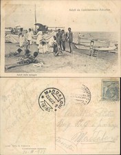 CASTELLAMMARE ADRIATICO PRIMI 900 LA SPIAGGIA CON COSTUMI D'EPOCA -R@R@-64009