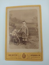 LIVORNO ALBUME BETTINI BAMBINO CON TRICICLO CAVALLINO ANTICHI GIOCATTOLI