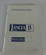Manuale Lancia Beta Montecarlo