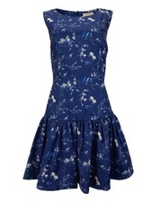Abito A-Line Donna Blu Con