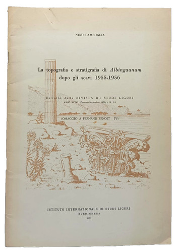 Nino lamboglia la - lamboglia, topografia