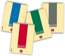 Pigna Pignastyl 10pz Block Notes Spiralato  quadretti 5 mm A4 cm 60 fg. 80gr/mq