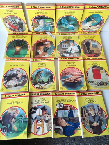 Lotto giallo mondadori - 16,