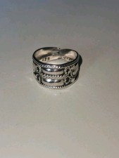 Anello Fascia Lavorata - Argento 925 Fede Lavorata