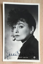 Zarah Leander (autografo