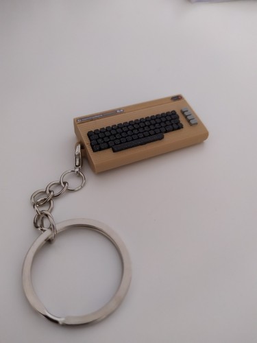 Commodore brown keychain - 64,