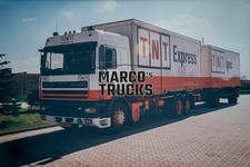 Foto camion DAF 95 400 rimorchio valigia Paesi Bassi bianco TNT Express TNT Ipec #e1oq