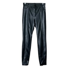 ZARA black vegan leather