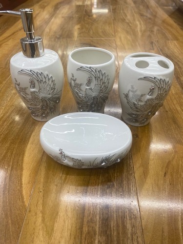 Set accessori bagno pezzi - set, 4