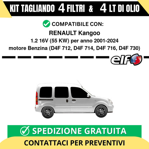 Tagliando per renault kangoo - tagliando,