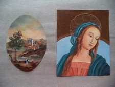 Quadro miniatura tempera su