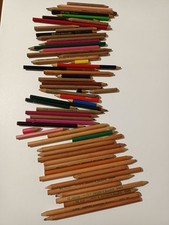 Lotto Pastelli Colori A Legno Usati Giotto E Altri Marchi 