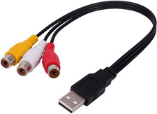 Cavo USB a 3RCA 0.28 M USB