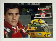 Ayrton Senna firmata Formula 1