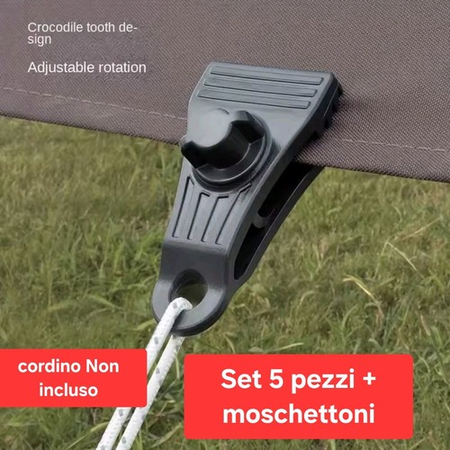 Clip morsa tenda campeggio - 5,