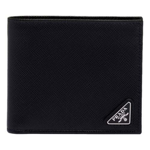 Portafoglio uomo prada nero - uomo,