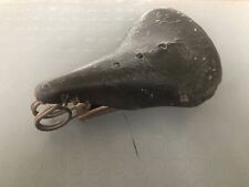 SELLA IN CUOIO ORIGINALE /  PER MOTO E BICI D EPOCA ANNI 10/20