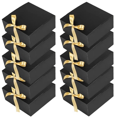 Scatole regalo nere 10 - scatole,