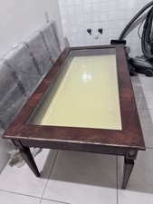 Tavolo In Legno E Vetro
