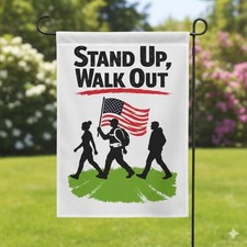 Bandiera da giardino stand up