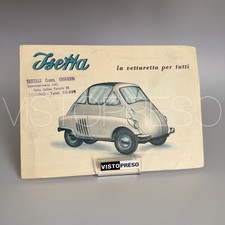Isetta ISO 1954 raro depliant originale ITALIANO brochure