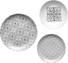 Guzzini - LE MAIOLICHE Serv.Tavola 18pz"Grigio Cielo"