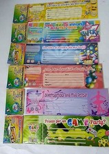 BIGLIETTI INVITI FESTA