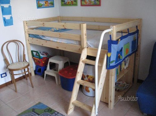 Letto semielevato flexa con - semielevato,