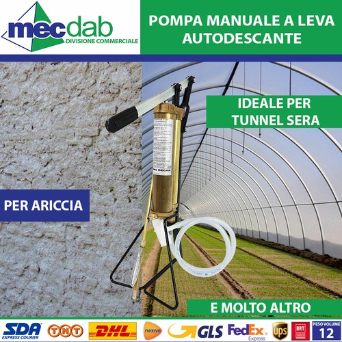 Pompa leva autodescante con - a,