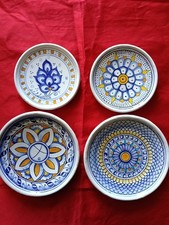 Lotto 4 Piatti Ceramica Faenza