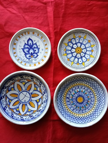 Lotto piatti ceramica faenza - lotto,