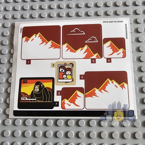 Lego city solo - city, foglio