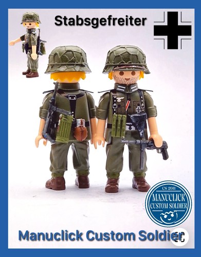 Playmobil soldado cabo custom - playmobil,