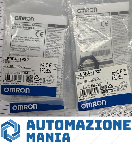 Omron e3fa tp22 - omron, e3fa-tp22