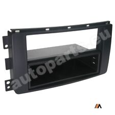 Mascherina Adattatore Autoradio 1DIN per Smart ForTwo (451) da 2004 Nero