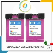 2 CARTUCCE RIGENERATE HP 901XL
