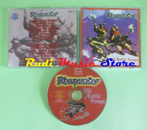 Rhapsody old battle songs - cd,