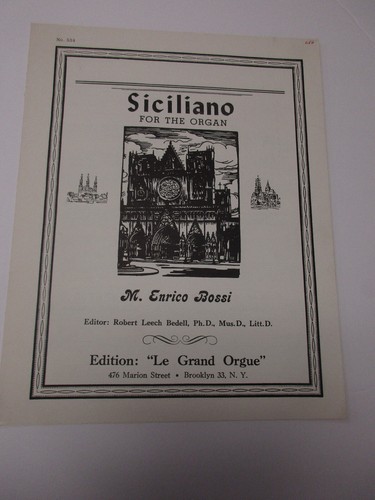 Marco enrico bossi - enrico,